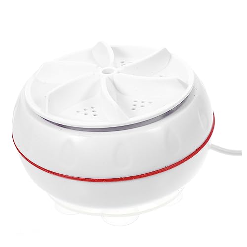 HOMSFOU Mini Lavadora Portátil Manguera De Lavadora a Presión Pequeña Lavadora Artilugio Automático Limpiador Frío Secadora De Ropa Electrica Lavadora De Viaje Hundir Abs