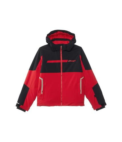 Spyder Challenger jacket veste garçon imperméable avec capuche amovible pour le ski