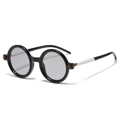 Lunettes de soleil rondes bicolores pour vos terrasses de café et sorties mode en ville