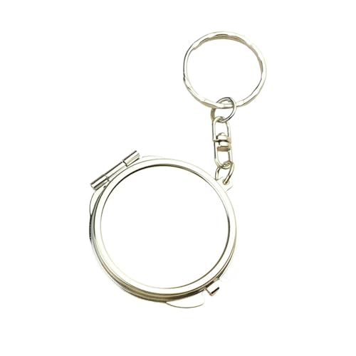 Compact Double Sided Miniature Glasses Keyring with Magnifier for Makeup Corrections on the Go Portable Travel Glasses Women's M