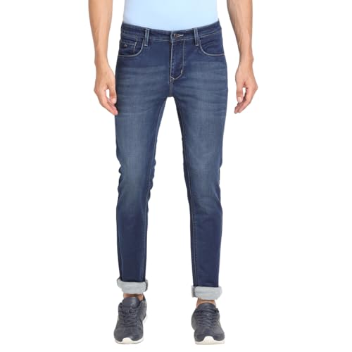 Jean en coton extensible homme Turtle coupe slim pantalon stretch