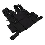 Abaodam Taktische Radio Brusttasche Verstellbar Outdoor Bauchtasche für...