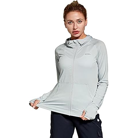 FitsT4 - Chaqueta deportiva de manga larga para mujer con protección solar UPF 50+ Cover