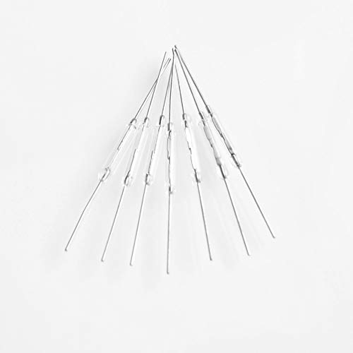 10PCS N/O Reed Switch Magnetic Switch 2 * 14mm Normally Open Magnetic Induction Switch