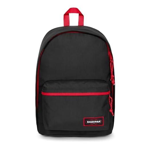 EASTPAK Out of Office Sac à Dos, 27 L - Kontrast Scarlet, Rouge
