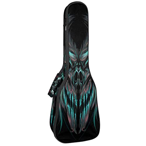 Housse ukulélé de concert robuste sac à dos rembourré 10mm soprano noir