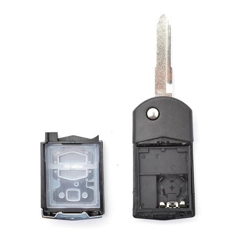 Coque clé télécommande voiture 2 boutons pour Mazda Demio CX7 RX8 MX5 MPV - 6