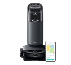 eufy S1 with All-in-One Station, HydroJet Robot Vacuum and Mop Combo, 8,000 Pa Suction, Smart Obstacle Avoidance, Multi-Lev…