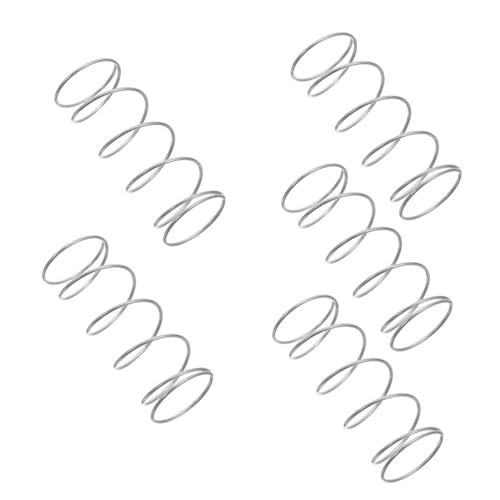 Frcolor 5個 交換用 トイレ 水洗 ボタン スプリング トイレ 交換用 部品 水洗 ボタン プレッサー プッシュ スプリング 交