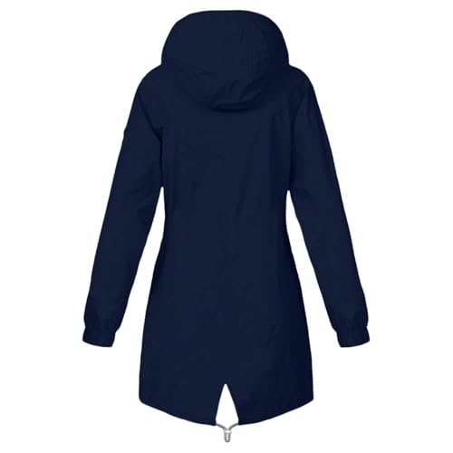 Chubasquero mujer resistente al agua cortavientos chaqueta ligera transpirable monocolor 5