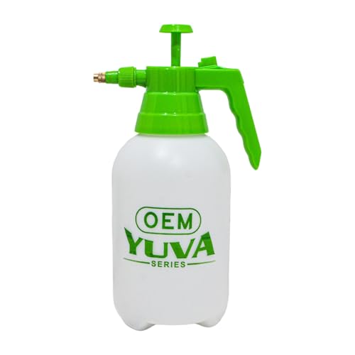 Image of OEM YUVA Series 1.5L Garden Pressure Sprayer (Green) for Plants, Cleaning, and Pesticide Use - Adjustable Nozzle, Handheld Water Sprayer