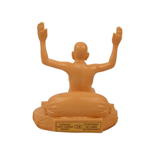 Image of KariGhar Swami Samarth Idol Perfect for Car Dashboard and House Warming Size 3.5 inch