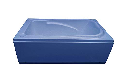 Image of MADONNA Splendour (5 x 2.5 ft) Acrylic Freestanding Bathtub (Alpine Blue) with 5 Year Warranty