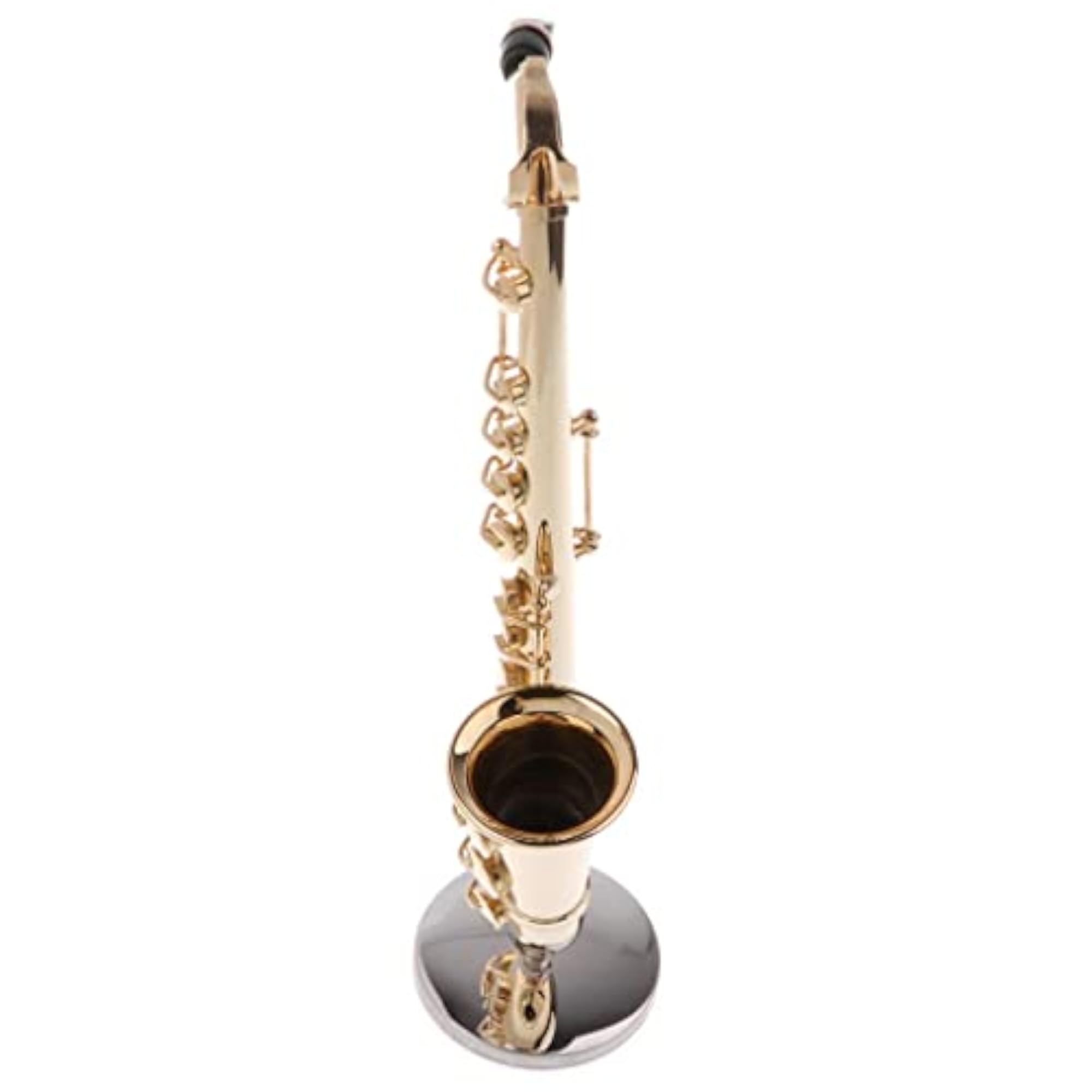 Miniature 14Cm Copper Saxophone Model, Educational Toy