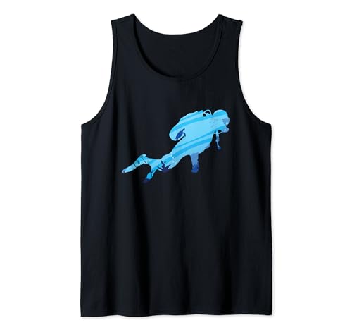 Taucher Nice Sea Diving Meereslebewesen Biodiversität Tauchen Tank Top