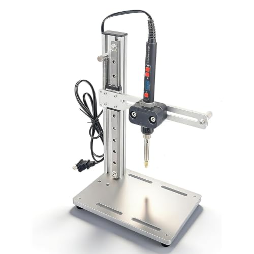 Presse à chaud verticale à réglage multidirectionnel avec kit d'embouts M2-M8