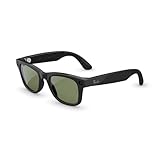 Ray-Ban Meta (Gen 2), Wayfarer, Shiny Black | Smart AI Glasses for Men, Women — 2X Battery Life — 3K HD Resolution — 12 MP Ultra-Wide Camera, Audio, Video — Green Lenses — Wearable Technology