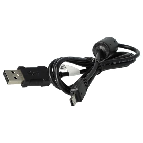 vhbw USB-Kabel Datenkabel kompatibel mit Casio Exilim EX-Z330, EX-Z550, EX-Z77, EX-Z450, EX-Z65, EX-Z650, EX-Z75, EX-Z400 Kamera, Camcorder, 100 cm