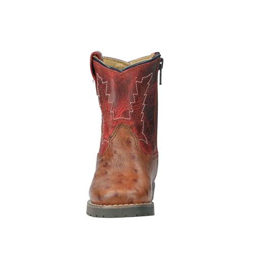 Image of Smoky Mountain Boots Toddlers' Autry Square Toe Leather Western Cowboy Boots