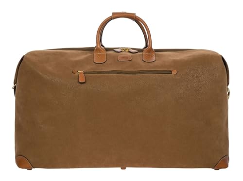 Bagage cabine BRIC'S Life Holdall Camel grand sac de voyage souple