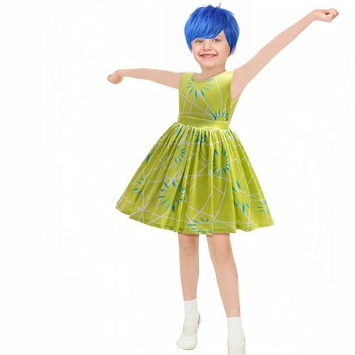 Disfraz Completo de Princesa Verde Claro para Niñas miniatura 2