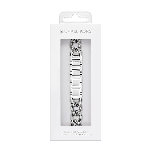 Image of Michael Kors Band for Apple Watch; Stainless Steel Smart Watch Bands for Women; Compatible with Apple Watch 38mm, 40mm, 41mm