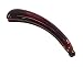 Parcelona French EDGY 4 Inches Celluloid Shell Ponytail Holder Banana Hair Clip