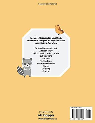 Kindergarten Math Workbook - Kindergarten Math Games Worksheets and Activities For Homeschool: Math Workbooks For Kindergarteners - Kindergarten ... Worksheets Including Addition and Subtraction – vue 2