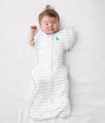 Image of Love to Dream Swaddle Up Transition Swaddle, Patented Zip-Off Wings, Gently Help Baby Transition from Being Swaddled to Arms Free When Showing Signs of Rolling, 1.0 TOG, 13-19 lbs, White