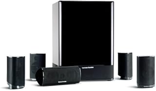 Harman Kardon HKTS-15 5.1 High-Performance, 6-Piece Home Theater Speaker System (Black Gloss) (Discontinued by Manufacturer)