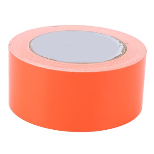 Kuuleyn Sports Court Tape,Marking Kit, Powerful Adhesion 20 Meters Outdoor Court Marking Tape for Ball Games Venues (Orange)