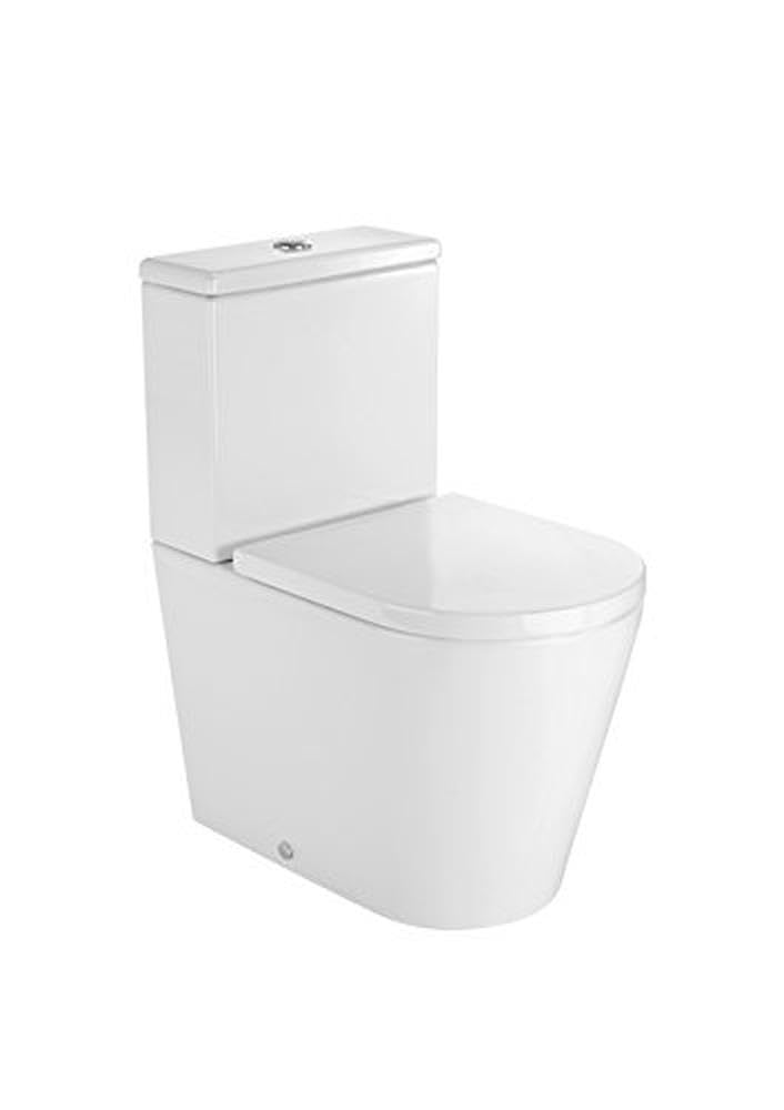 Roca,INSPIRA,ROUND - Tapa y asiento de SUPRALIT ® para inodoro compacto con caída amortiguada,A80152C00B