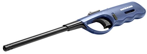 Preisvergleich Produktbild Fackelmann Flammengasanzünder TECNO, Grillanzünder, nachfüllbares Stabfeuerzeug (Farbe: Blau / Schwarz oder Schwarz / Weiß - nicht frei wählbar), Menge: 1 Stück