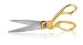 eZthings® Professional 8" Heavy Duty Gold Scissors for Leather arts and crafts