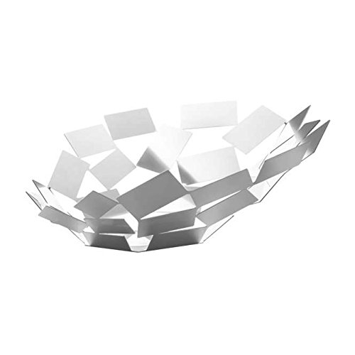 Panier pour servir Alessi MT03 W gris pour ranger vos fruits sans encombrer la table