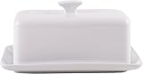 Home Essentials 8'L Maison Cov'D Butter Dish W/Rect Finial Handle