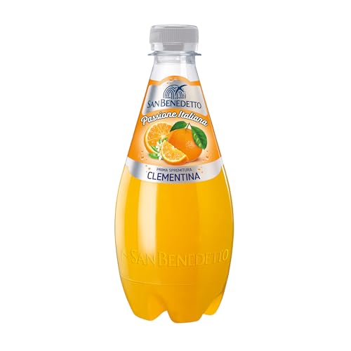 San Benedetto Passione Italiana Clementina, Bibita Analcolica Gassata, 400 ml, con clementine 100% italiane, rinfrescante e Leggera