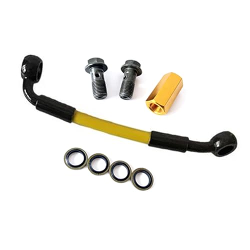 Manguera embrague freno M10X1 de 2 vías con conector extensible para motocicleta 180cm