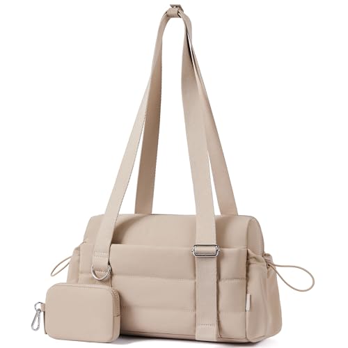 Image of ROULENS Small Gym Bag for Women 2 Set Mini Gym Duffle Bag with Wet Compartment and Coin Wallet, Gym Tote Bag for Workout /Sport /Travel