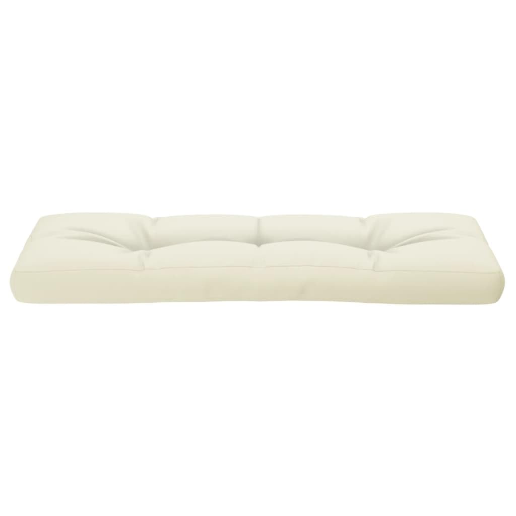 Palettensofa-Kissen Creme 120x40x10 cm