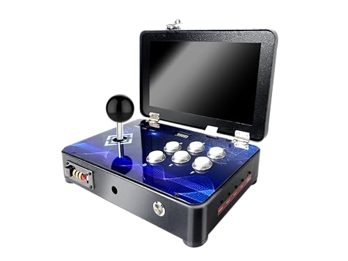 WYGaming Pandora Arcade Portable Retro Video Game Player Built-in 20000+ Classic Games 10 inch LED Integrated Recreation Arcade Emulator Console Compatible with FBA/N64/Arcade/MAME