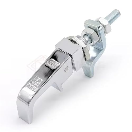 Loquet de levage rotation 360 degrés argenté compression ajustable - 2