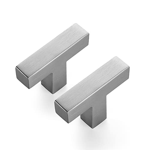 Image of Ravinte 32 Pack 2 inch Length Square Cabinet Pulls Brushed Nickel Stainless Steel Kitchen Drawer Pulls Cupboard Handles Cabinet Handles