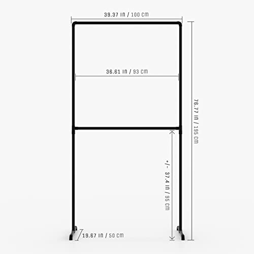Pamo Industrial Design Garment Rack - Las- Freestanding Coat Rack For Walk-In Wardrobe Wall I Clothes Rack Made Of Black Sturdy Pipes Freestanding From Water Pipes #TOP3