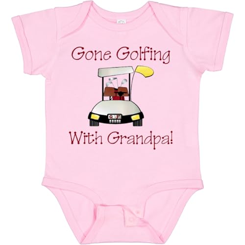 inktastic Gone Golfing with Grandpa Baby Bodysuit