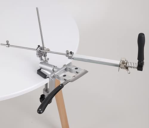 Latest 2023 Upgraded Ruixin Pro Rx-009 Knife Sharpener Professional Stainless Steel Kitchen Set 360 Degree Flip Fix-Angle With 4 Sharpening Stone Black #TOP6