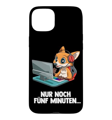 �wcomputer Gamer�x�Ɓwvideo Gaming Fox�x �X�}�z�P�[�X iPhone 15 Plus �p