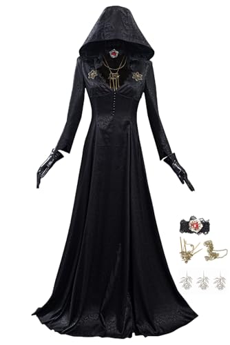 agfosa Village Disfraz de cosplay Vestido gótico Traje de Halloween aterrador para mujer XXL