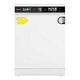 Este lavavajillas ofrece una capacidad sobresaliente para 15 servicios, permitiéndote lavar más platos de una sola vez y ahorrando tiempo y esfuerzo. Con una eficiencia energética de Clase D, combina un rendimiento óptimo con un consumo responsable, lo que ayuda a reducir tus gastos en la factura de electricidad. Sus 8 programas diferentes te permiten adaptar el lavado a tus necesidades específicas, desde ciclos rápidos hasta intensivos, asegurando una limpieza perfecta en cada uso.
