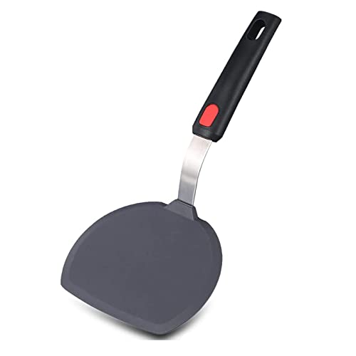 Pfannenwender Silikon,600 ° F hitzebeständiger Spachtel zum Kochen und Backen, Antihaft-Pfannkuchen wender(grün)